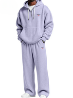 Waffle-Knit Performance Hoodie Jogger Set - Clearance Sale