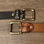 EVEREST FULL-GRAIN LEATHER BELT