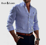 L.R ™ Striped Cotton Dress Shirt