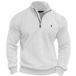 L.R Textured Half-Zip Knit Pullover - Clearance Sale