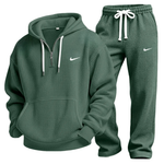 Waffle-Knit Performance Hoodie Jogger Set - Clearance Sale