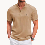 L.C Ribbed Henley Shirt - Clearance Sale