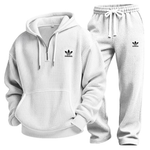 Waffle-Knit Performance Hoodie Jogger Set - Clearance Sale