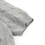 Spurs Knitted Polo Shirt Gray