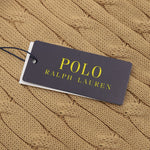 Spurs Knitted Polo Shirt Camel