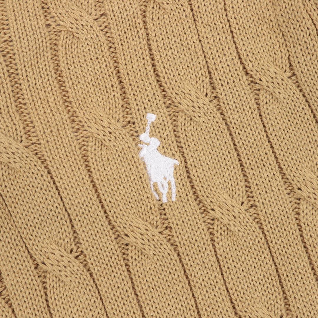 Spurs Knitted Polo Shirt Camel