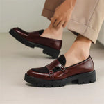LUCENTI ITALIAN LEATHER LOAFERS