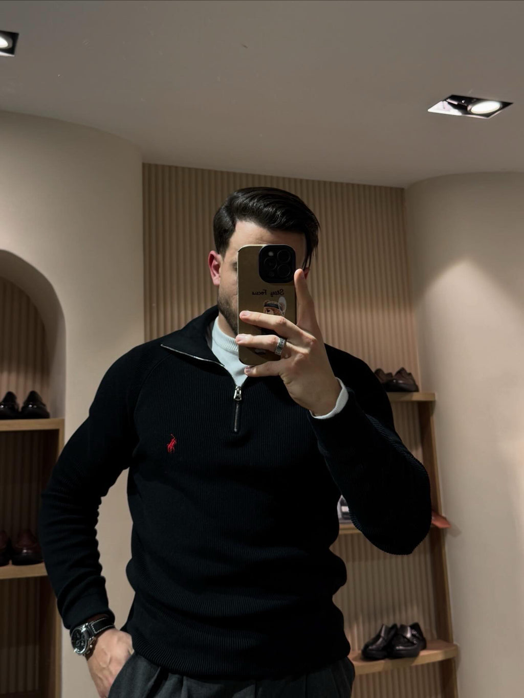 Ralph Lauren Classic Quarter-Zip Sweater