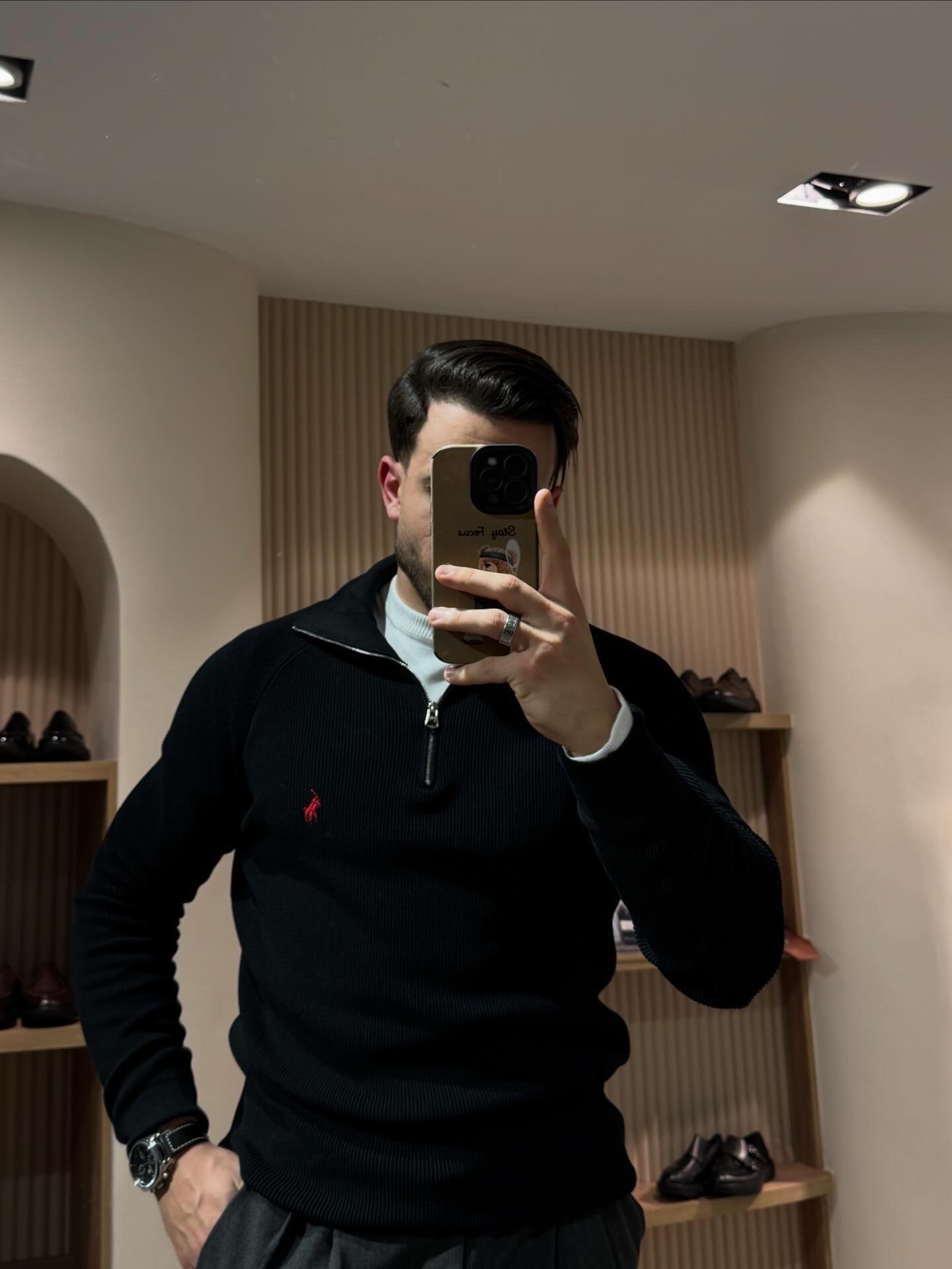 Ralph Lauren Classic Quarter-Zip Sweater