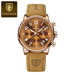 POEDAGAR Tactical Chronograph Watch