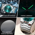 POEDAGAR Classic Date Watch