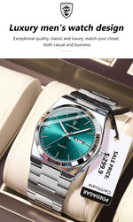 POEDAGAR Classic Date Watch