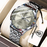 POEDAGAR Classic Day-Date Watch