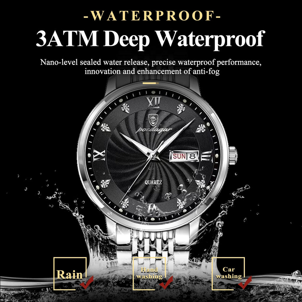 POEDAGAR Royal Day-Date Watch