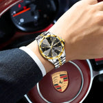 POEDAGAR Royal Steel Watch