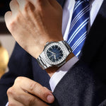 POEDAGAR Luxury Steel Watch