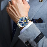 POEDAGAR Chrono Classic Watch