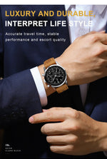POEDAGAR Classic Chronograph Watch