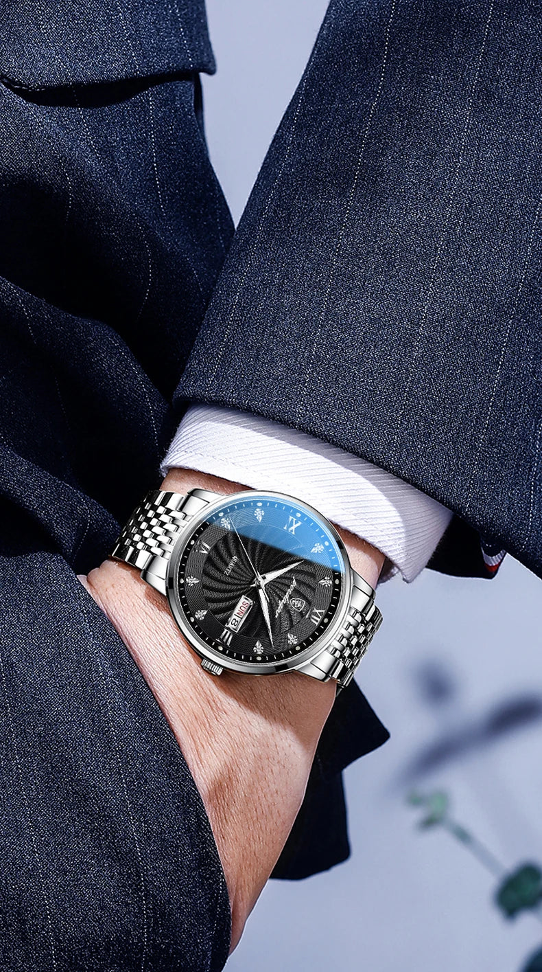 POEDAGAR Royal Day-Date Watch
