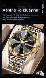 POEDAGAR Royal Steel Watch