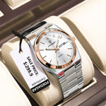 POEDAGAR Classic Date Watch