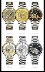 POEDAGAR Prestige Skeleton Automatic Watch