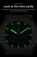 POEDAGAR Luxury Steel Watch