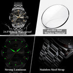POEDAGAR Classic Day-Date Watch