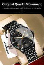 POEDAGAR Classic Day-Date Watch