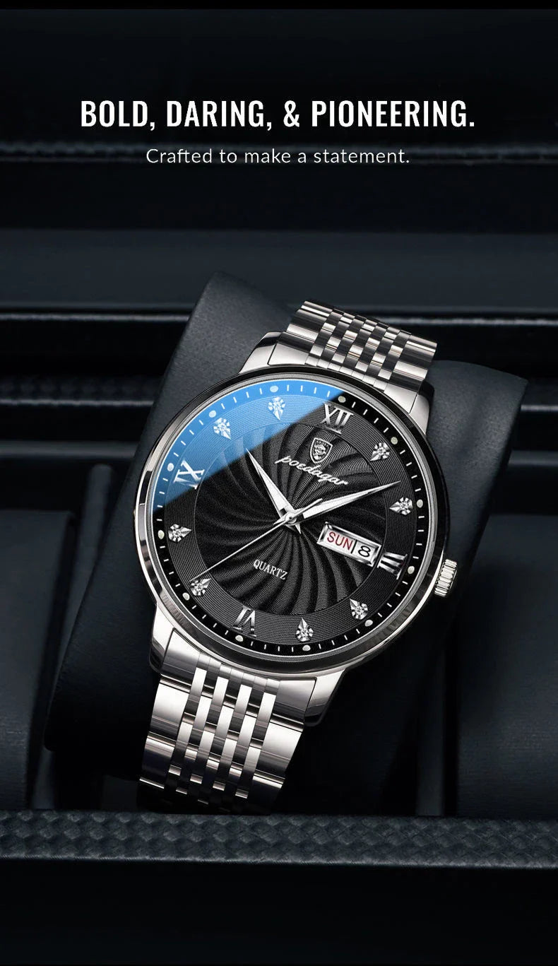 POEDAGAR Royal Day-Date Watch