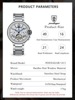 POEDAGAR Royal Automatic Watch