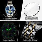 POEDAGAR Chrono Classic Watch