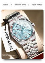 POEDAGAR Royal Steel Watch