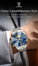 POEDAGAR Chrono Classic Watch
