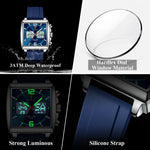 POEDAGAR DualTech Sport Watch