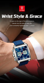 POEDAGAR DualTech Sport Watch