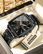 POEDAGAR Prestige Square Chronograph Watch