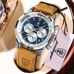 POEDAGAR Classic Chronograph Watch