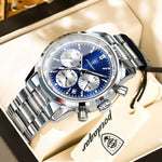 POEDAGAR Classic Chronograph Watch