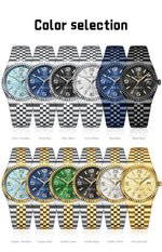POEDAGAR Royal Steel Watch