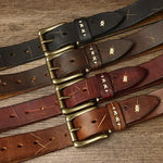 EVEREST FULL-GRAIN LEATHER BELT
