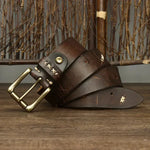 EVEREST FULL-GRAIN LEATHER BELT