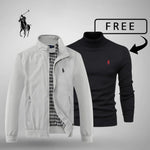 L.R Casual Zip-Up Bomber Premium + FREE Jumper or Shirt (Your Choice)