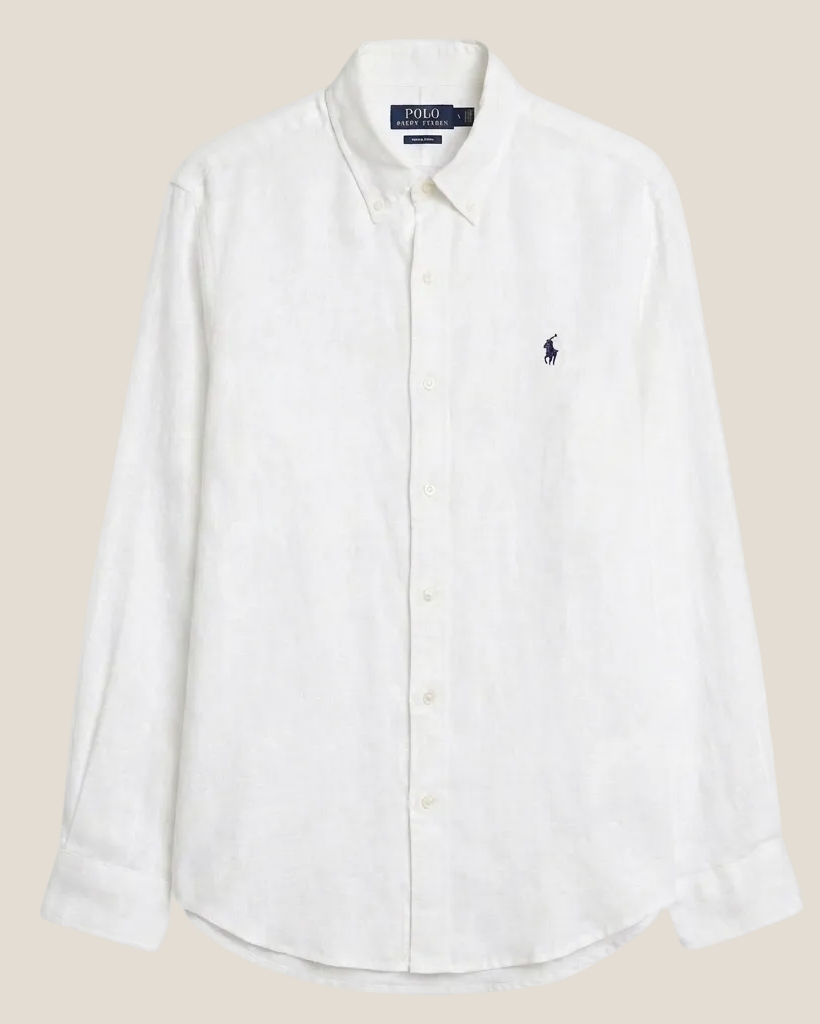 Ralph Lauren Linen/Remi Blend Shirt, White