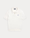 Spurs Knitted Polo Shirt White