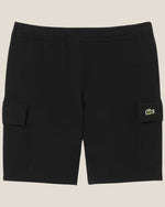 Lacoste Cotton Fleece Cargo Shorts