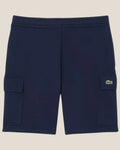 Lacoste Cotton Fleece Cargo Shorts