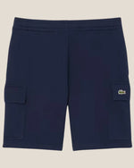 Lacoste Cotton Fleece Cargo Shorts