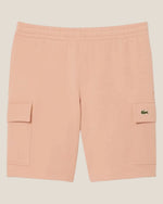 Lacoste Cotton Fleece Cargo Shorts