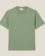 Lacoste Cotton T-shirt with Breast Pocket